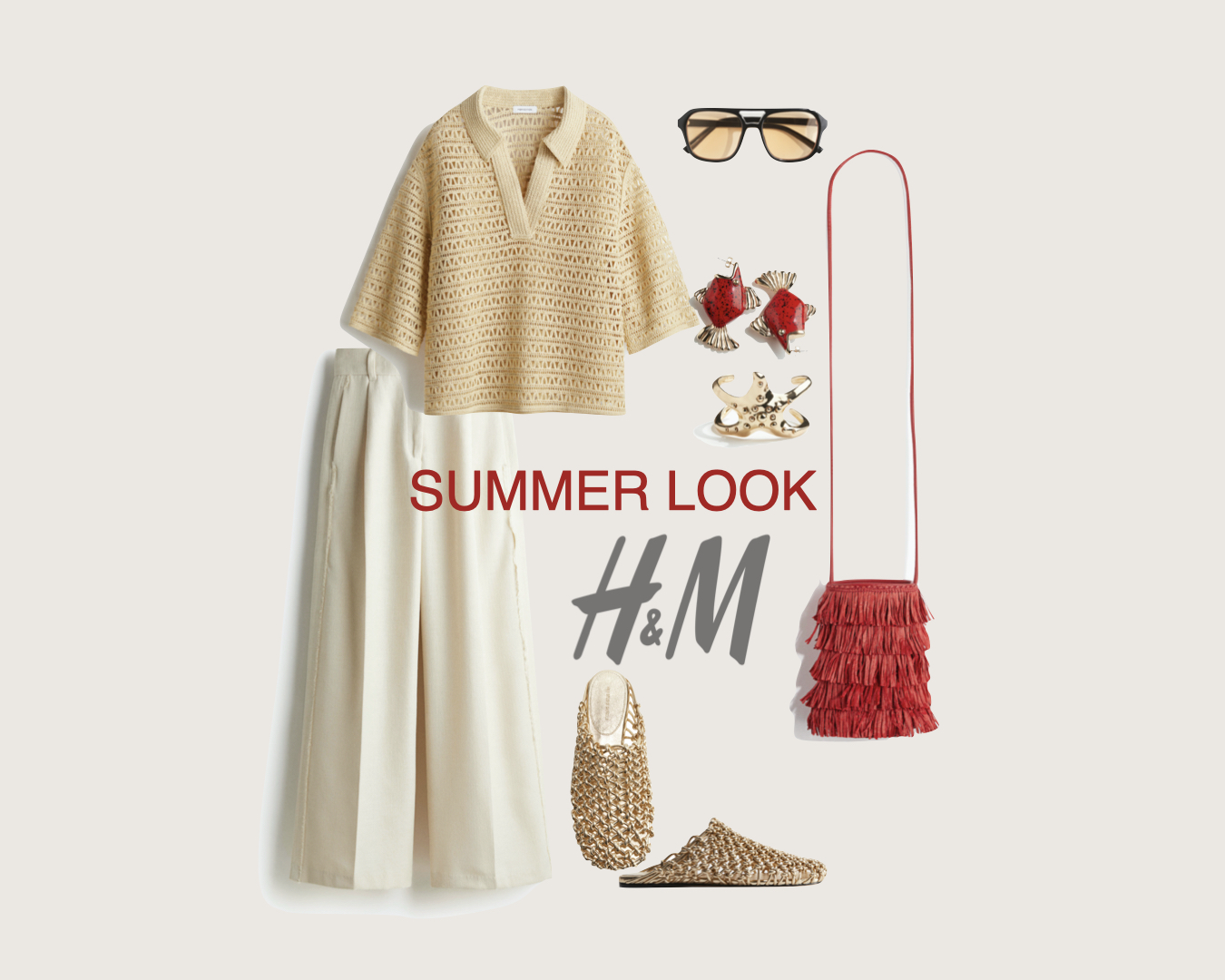 Summer Look with Pieces from H&M
