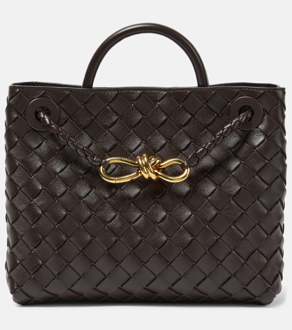 Bottega Veneta – Andiamo Small leather tote bag in brown